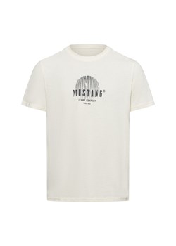 Mustang Koszulka męska - Styl Austin Mężczyźni Bawełna écru nadruk ze sklepu vangraaf w kategorii T-shirty męskie - zdjęcie 174582655