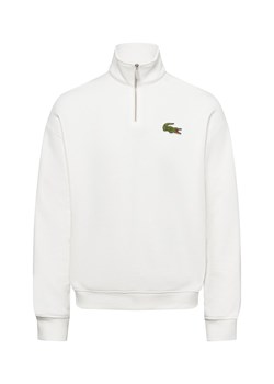 Lacoste Bluza męska Mężczyźni Bawełna biały jednolity ze sklepu vangraaf w kategorii Bluzy męskie - zdjęcie 174582656