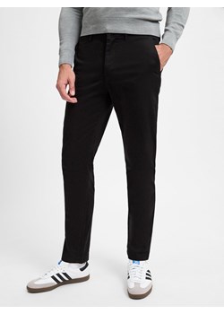 Tommy Hilfiger Spodnie - Denton Mężczyźni Bawełna czarny jednolity ze sklepu vangraaf w kategorii Jeansy męskie - zdjęcie 174582689