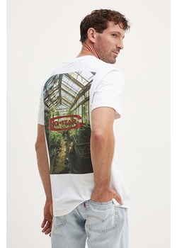 G-Star Raw t-shirt bawełniany męski kolor biały z nadrukiem D25093-C784 ze sklepu ANSWEAR.com w kategorii T-shirty męskie - zdjęcie 174584017