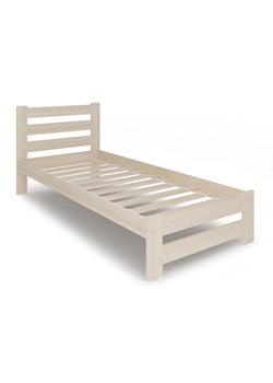 Skandynawskie sosnowe łóżko do sypialni 100x200 - Lids 3X ze sklepu Edinos.pl w kategorii Łóżka i materace - zdjęcie 174584597