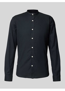 Koszula casualowa o kroju slim fit ze stójką model ‘Oxford’ ze sklepu Peek&Cloppenburg  w kategorii Koszule męskie - zdjęcie 174584857