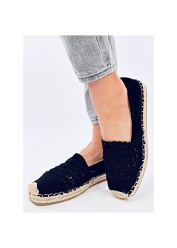 Espadryle damskie Alicess Black czarne ze sklepu ButyModne.pl w kategorii Espadryle damskie - zdjęcie 174585376