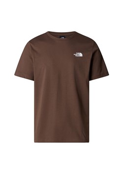 Koszulka The North Face Redbox 0A87NP5EX1 - brązowe ze sklepu streetstyle24.pl w kategorii T-shirty męskie - zdjęcie 174585486