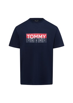 Tommy Jeans Koszulka męska Mężczyźni Bawełna granatowy jednolity ze sklepu vangraaf w kategorii T-shirty męskie - zdjęcie 174585735