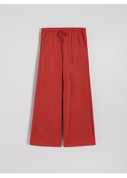 Reserved - Spodnie z dodatkiem modalu - kasztanowy ze sklepu Reserved w kategorii Spodnie damskie - zdjęcie 174585876