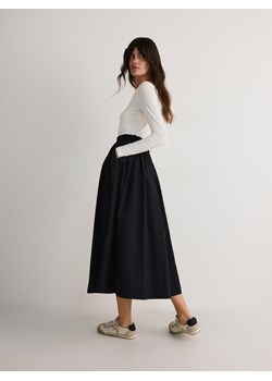 Reserved - Spódnica midi - czarny ze sklepu Reserved w kategorii Spódnice - zdjęcie 174586555