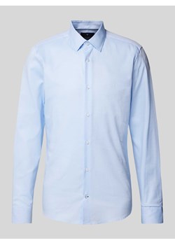 Koszula biznesowa o kroju slim fit z kołnierzykiem typu kent model ‘Pit’ ze sklepu Peek&Cloppenburg  w kategorii Koszule męskie - zdjęcie 174586825