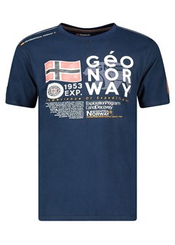 Geographical Norway Koszulka w kolorze granatowym ze sklepu Limango Polska w kategorii T-shirty męskie - zdjęcie 174587236