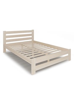 Małżeńskie łóżko w stylu skandynawskim 140x200 - Lids 3X ze sklepu Edinos.pl w kategorii Łóżka i materace - zdjęcie 174587707