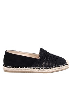 Espadryle damskie Alicess Black czarne ze sklepu ButyModne.pl w kategorii Espadryle damskie - zdjęcie 174588127