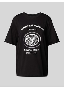 T-shirt z nadrukowanym motywem ze sklepu Peek&Cloppenburg  w kategorii Bluzki damskie - zdjęcie 174594259