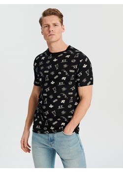 Sinsay - Koszulka E.T - czarny ze sklepu Sinsay w kategorii T-shirty męskie - zdjęcie 174596806