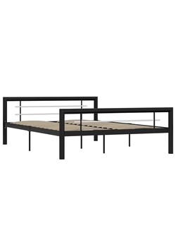 Czarne Industrialne Łóżko Metalowe 120X200 Cm R6-P81 ze sklepu Edinos.pl w kategorii Łóżka i materace - zdjęcie 174602165