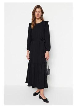 trendyol Sukienka w kolorze czarnym ze sklepu Limango Polska w kategorii Sukienki - zdjęcie 174603496
