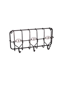 Anticline Wieszak ścienny w kolorze czarnym - 36 x 16 x 8,5 cm ze sklepu Limango Polska w kategorii Szafy - zdjęcie 174603767