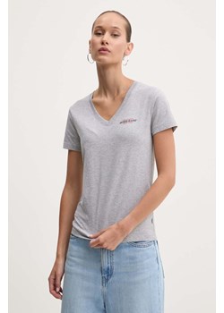 Guess Jeans t-shirt damski kolor szary W4YI23 J1314 ze sklepu ANSWEAR.com w kategorii Bluzki damskie - zdjęcie 174604366