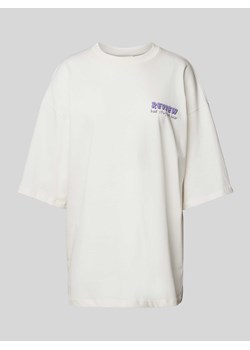 T-shirt o kroju oversized z okrągłym dekoltem ze sklepu Peek&Cloppenburg  w kategorii Bluzki damskie - zdjęcie 174605117