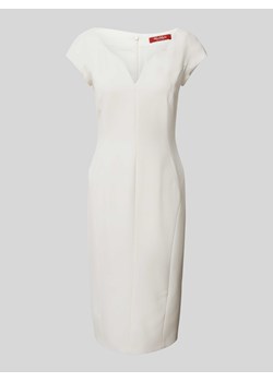 Sukienka o długości do kolan z dekoltem w serek model ‘VISBY’ ze sklepu Peek&Cloppenburg  w kategorii Sukienki - zdjęcie 174605187