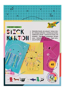 folia PAPER Karton (40 szt.) w różnych kolorach do haftu - 3+ ze sklepu Limango Polska w kategorii Akcesoria biurowe - zdjęcie 174605645