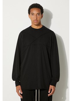 Rick Owens longsleeve bawełniany Jumbo kolor czarny gładki DU02D2261.RNET1 ze sklepu PRM w kategorii T-shirty męskie - zdjęcie 174608176