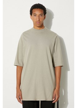 Rick Owens t-shirt bawełniany Jumbo T męski kolor beżowy gładki DU02D2274.RN ze sklepu PRM w kategorii T-shirty męskie - zdjęcie 174608178