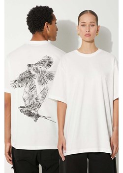 Y-3 t-shirt bawełniany Graphic Tee kolor biały z nadrukiem IX0402 ze sklepu PRM w kategorii T-shirty męskie - zdjęcie 174608196