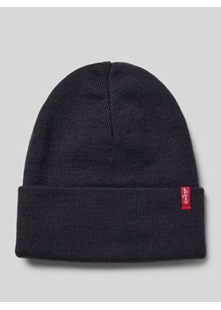 Czapka beanie z naszywką z logo model ‘SLOUCHY RED TAB’ ze sklepu Peek&Cloppenburg  w kategorii Czapki zimowe męskie - zdjęcie 174611845