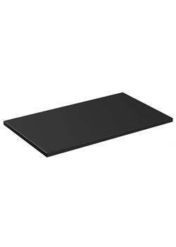 Czarny prostokątny blat łazienkowy 80 cm K5-B89 ze sklepu Edinos.pl w kategorii Szafki i regały łazienkowe - zdjęcie 174614479