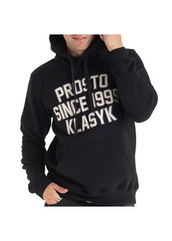 Bluza Prosto Klasyk Hoodie Peska KL222MSWE2032 - czarna ze sklepu streetstyle24.pl w kategorii Bluzy męskie - zdjęcie 174614897