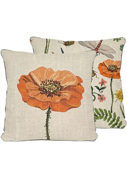 Madre Selva Poszewka w kolorze beżowym ze wzorem na poduszkę - 45 x 45 cm ze sklepu Limango Polska w kategorii Poszewki na poduszki - zdjęcie 174615366