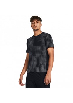 Męska koszulka do biegania Under Armour UA Launch Elite Wash SS - czarna ze sklepu Sportstylestory.com w kategorii T-shirty męskie - zdjęcie 174615909