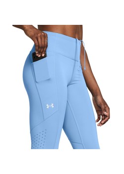 Damskie legginsy do biegania Under Armour UA Launch Ankle Tights - niebieskie ze sklepu Sportstylestory.com w kategorii Spodnie damskie - zdjęcie 174616375