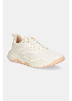 Reebok buty treningowe NFX TRainer kolor beżowy 100211602 ze sklepu ANSWEAR.com w kategorii Buty sportowe damskie - zdjęcie 174618287