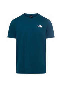 The North Face Koszulka męska Mężczyźni Bawełna petrol jednolity ze sklepu vangraaf w kategorii T-shirty męskie - zdjęcie 174620019