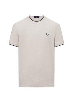 Fred Perry Koszulka męska Mężczyźni Bawełna beżowy marmurkowy ze sklepu vangraaf w kategorii T-shirty męskie - zdjęcie 174620035