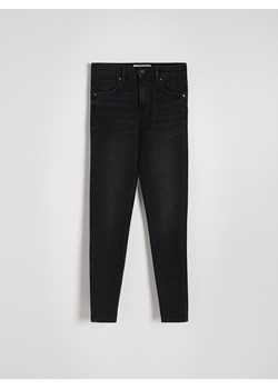 Reserved - Jeansy slim fit z wysokim stanem - czarny ze sklepu Reserved w kategorii Jeansy damskie - zdjęcie 174620705