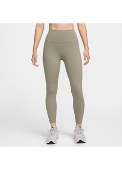 Damskie legginsy 7/8 z wysokim stanem Nike One - Zieleń ze sklepu Nike poland w kategorii Spodnie damskie - zdjęcie 174621328