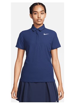Damska koszulka polo z krótkim rękawem do golfa Dri-FIT ADV Nike Tour - Niebieski ze sklepu Nike poland w kategorii Bluzki damskie - zdjęcie 174621347
