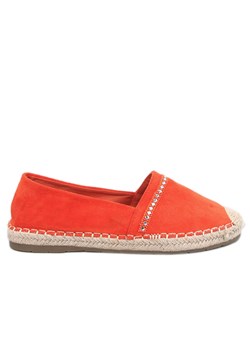 Espadryle damskie Etance Orange pomarańczowe ze sklepu ButyModne.pl w kategorii Espadryle damskie - zdjęcie 174622076