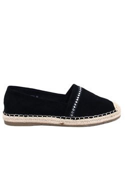 Espadryle damskie Etance Black czarne ze sklepu ButyModne.pl w kategorii Espadryle damskie - zdjęcie 174622077