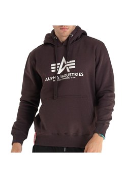 Bluza Alpha Industries Basic Hoody 178312696 - brązowa ze sklepu streetstyle24.pl w kategorii Bluzy męskie - zdjęcie 174622395