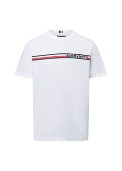 Tommy Hilfiger Koszulka męska Mężczyźni Bawełna biały nadruk ze sklepu vangraaf w kategorii T-shirty męskie - zdjęcie 174622668