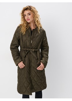 Mohito - Pikowany płaszcz - zielony ze sklepu Mohito w kategorii Płaszcze damskie - zdjęcie 174623116