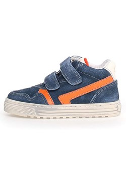 Naturino Skórzane sneakersy &quot;Ceonia&quot; w kolorze niebiesko-pomarańczowym ze sklepu Limango Polska w kategorii Buty sportowe dziecięce - zdjęcie 174625489