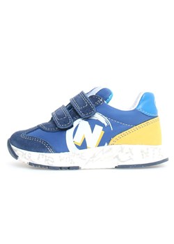 Naturino Skórzane sneakersy &quot;Jesko 2&quot; w kolorze żółto-niebieskim ze sklepu Limango Polska w kategorii Buty sportowe dziecięce - zdjęcie 174625619