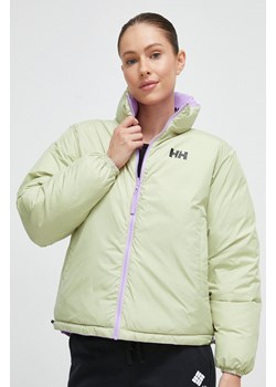 Helly Hansen kurtka dwustronna damska kolor fioletowy zimowa oversize ze sklepu PRM w kategorii Kurtki damskie - zdjęcie 174626758