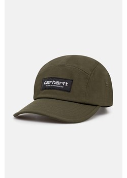 Carhartt WIP czapka z daszkiem Kayton Cap kolor zielony gładka I033796.666XX ze sklepu PRM w kategorii Czapki z daszkiem damskie - zdjęcie 174626806