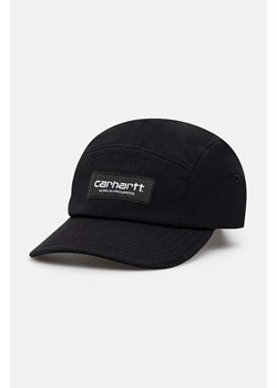 Carhartt WIP czapka z daszkiem Kayton Cap kolor czarny gładka I033796.89XX ze sklepu PRM w kategorii Czapki z daszkiem damskie - zdjęcie 174626808