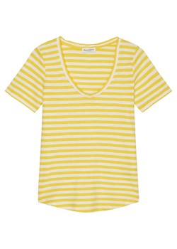 Marc O&apos;Polo Koszulka w kolorze biało-żółtym ze sklepu Limango Polska w kategorii Bluzki damskie - zdjęcie 174636425